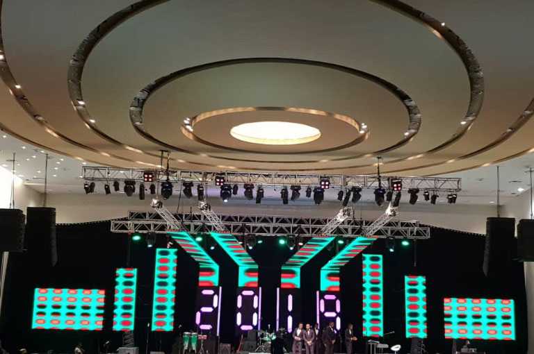 Telão LED P3 de 70m2 para eventos